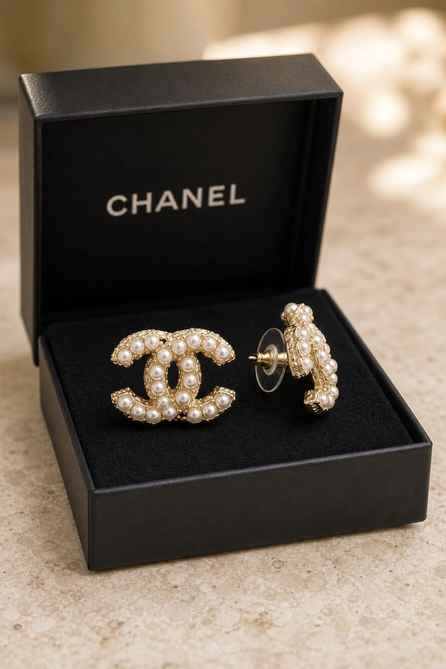 CHANEL Classic Parisian Earrings Style 32 | New with Box - Picture 6 of 9